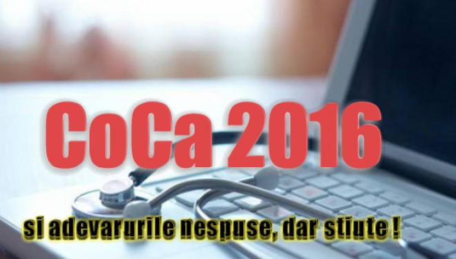 ATENTIE Coca 2016-2017 prevederi in proiect ATENTIE Coca 2016-2017 prevederi in proiect
