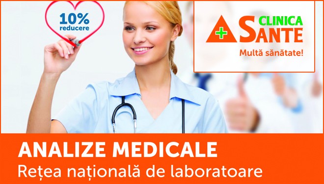 Clinica Sante: Preturi promotionale la toate analizele medicale – Mures Clinica Sante: Preturi promotionale la toate analizele medicale – Mures