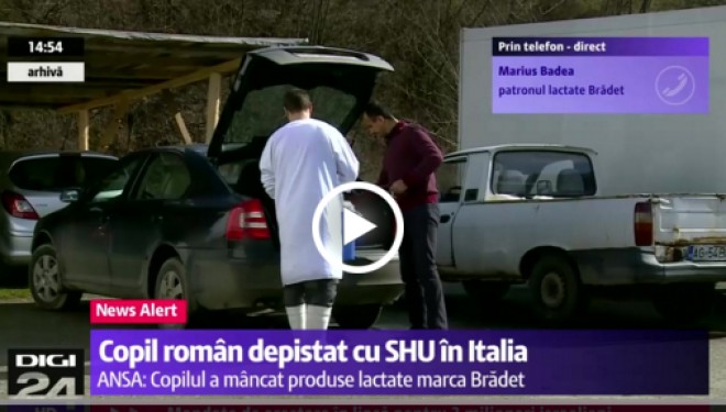 Copil român din Italia, cu suspiciune de sindrom hemolitic uremic în Italia