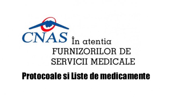 PROTOCOALE de prescriere actualizate la 22 noiembrie 2017 PROTOCOALE de prescriere actualizate la 22 noiembrie 2017