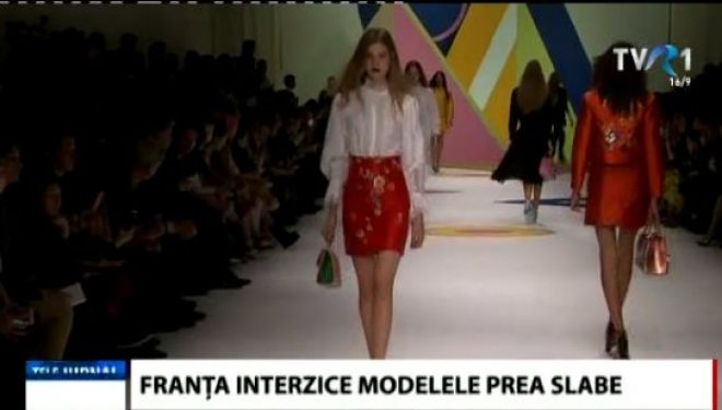 Franța a interzis fotomodelele prea slabe. Fetele trebuie să aducă un certificat medical Franța a interzis fotomodelele prea slabe. Fetele trebuie să aducă un certificat medical