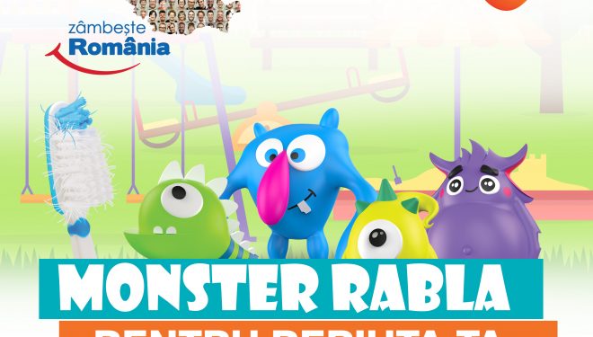 Programul „Monster Rabla” – pentru periuta de dinti” ajunge in sase orase din tara, incepand cu 17 iunie Programul „Monster Rabla” – pentru periuta de dinti” ajunge in sase orase din tara, incepand cu 17 iunie