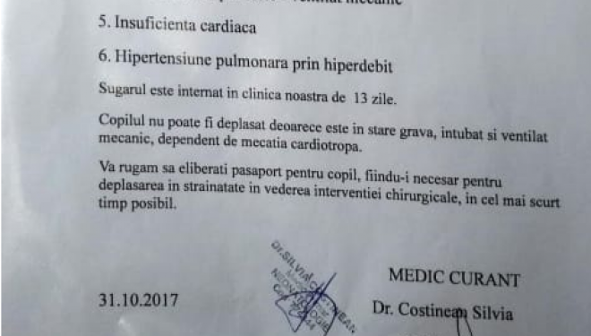 Reacție halucinantă a CAS Prahova într-o situație de viață sau de moarte a unui bebeluș grav bolnav: ”Reveniți mâine!” Reacție halucinantă a CAS Prahova într-o situație de viață sau de moarte a unui bebeluș grav bolnav: ”Reveniți mâine!”