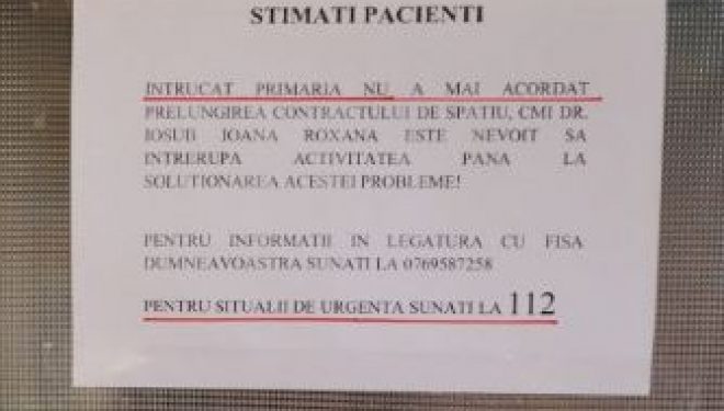 Cum au rămas locuitorii comunei Bălțești fără serviciile medicului de familie Cum au rămas locuitorii comunei Bălțești fără serviciile medicului de familie